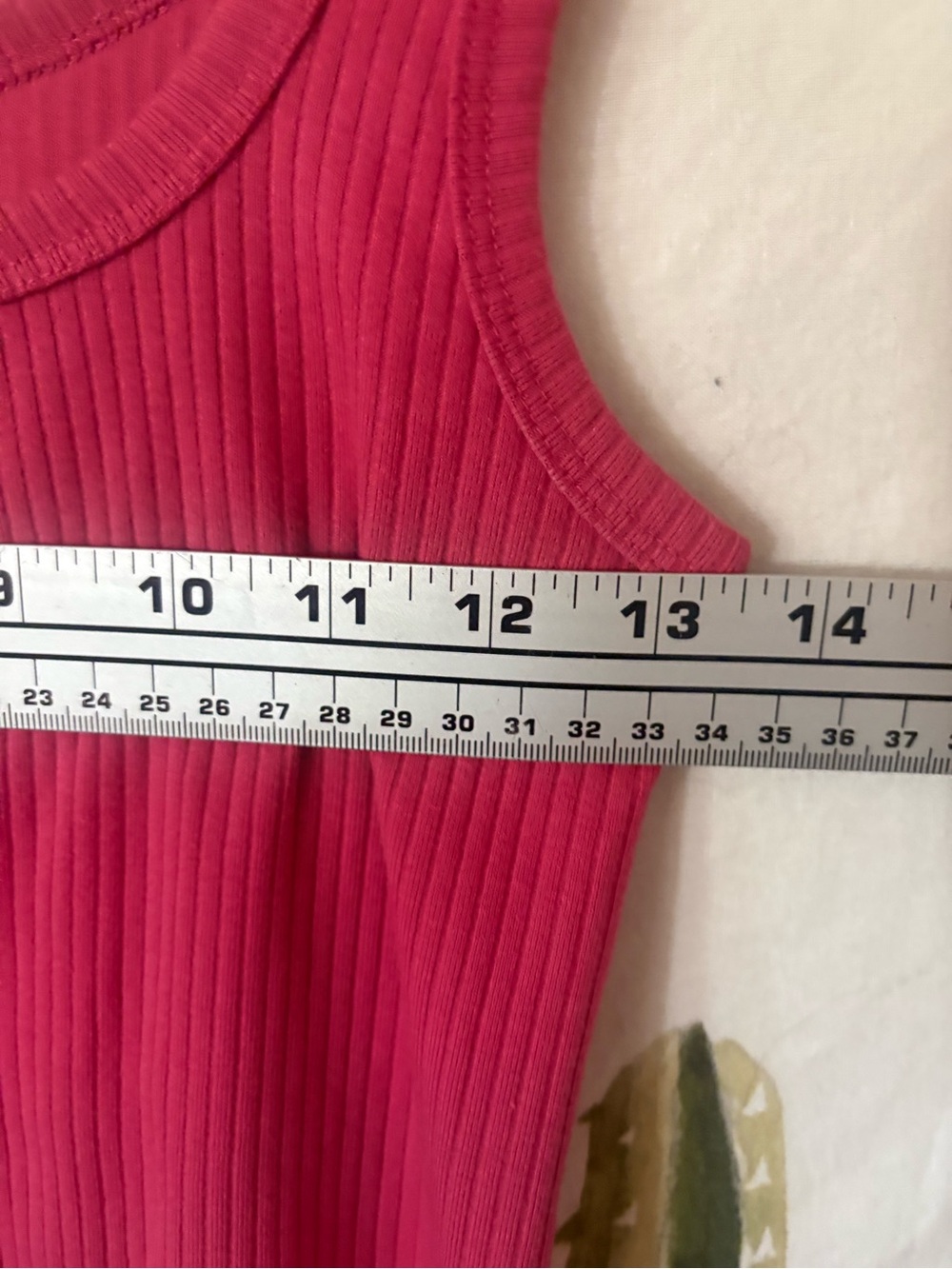 Melrose and Market Fitted Ribbed Tank Top - Hot Pink šµM - Picture 6 of 7